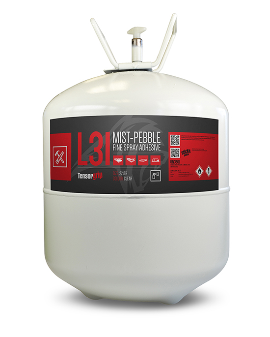 TensorGrip L31 Mist-Pebble Fine Spray Adhesive TensorGrip L31 Mist-Pebble Fine Spray Adhesive